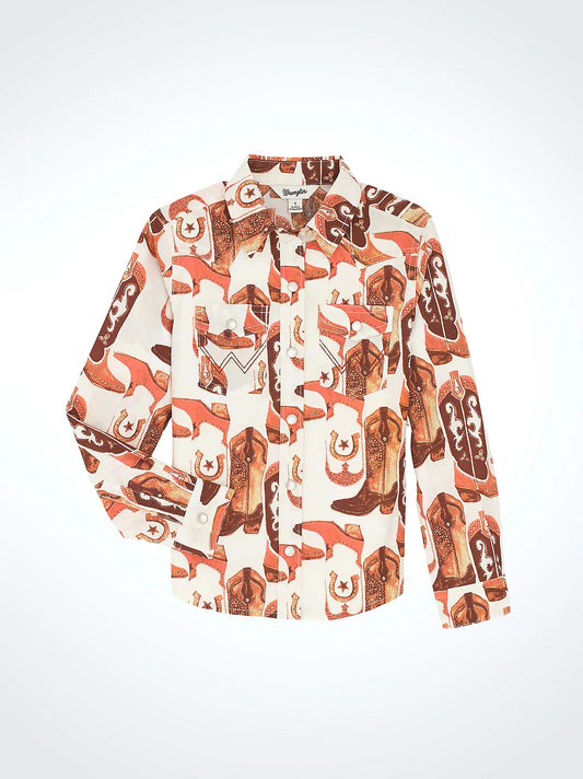 Girls Snap Westerm Shirt