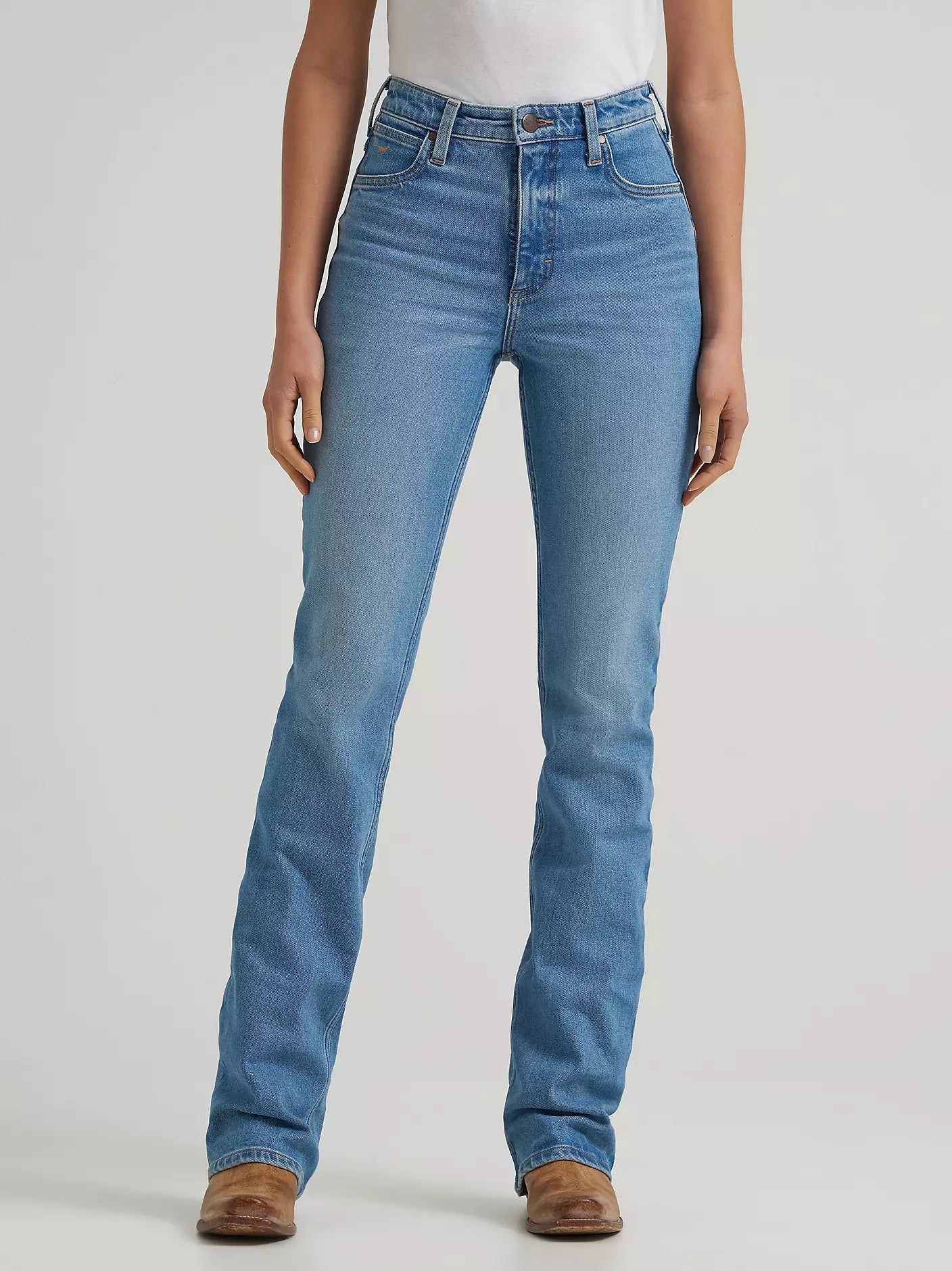 Women's High Rise Rodeo Bootcut Wrangler Riding Jean