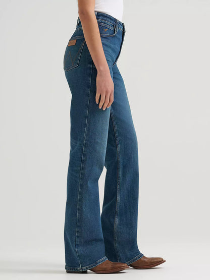 Women's High Rise Skylar Relaxed Bootcut Wrangler Riding Jean