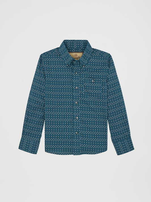 Boys Classic Fit Western Shirt