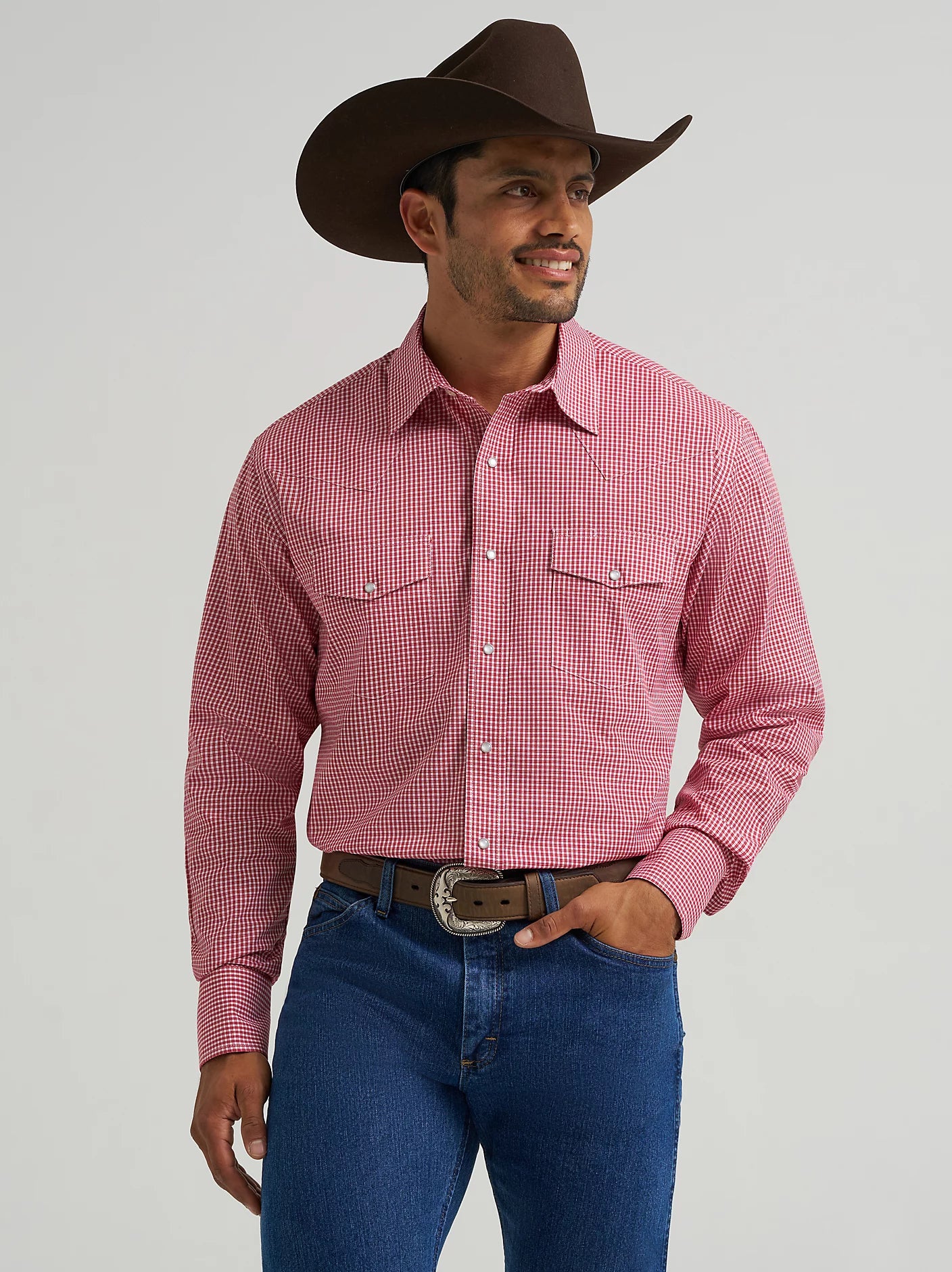 Men's Wrinkle Free Western Shirt