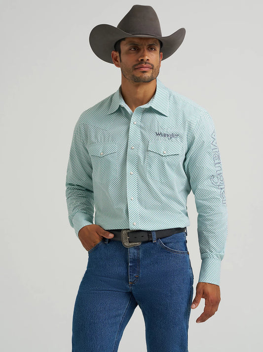 Men's Logo Western Shirt