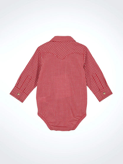 Baby Boy Western Shirt Onesie