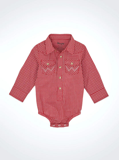Baby Boy Western Shirt Onesie