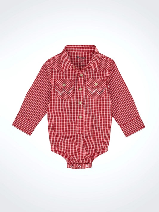 Baby Boy Western Shirt Onesie