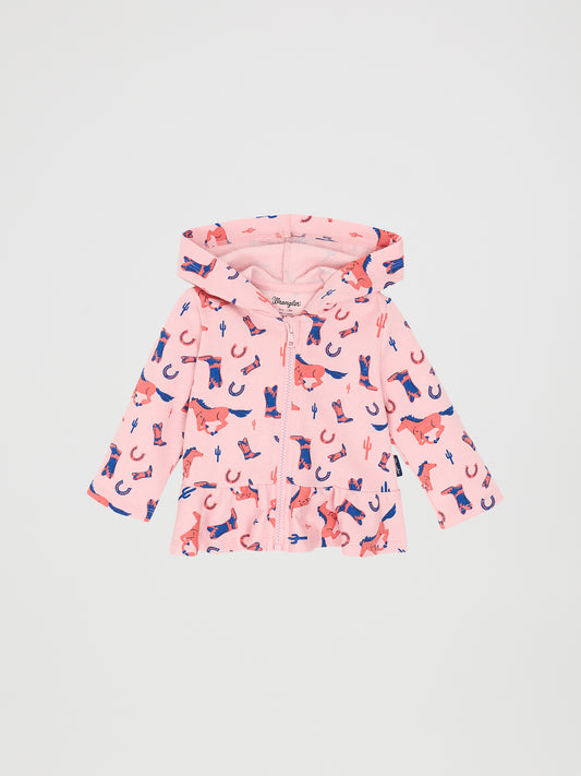 Baby Girl Zip Sweater