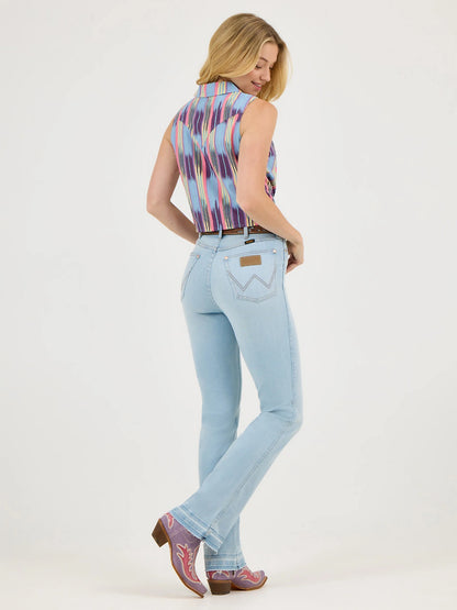 Ladies HIghrise Slim Bootcut Jeans