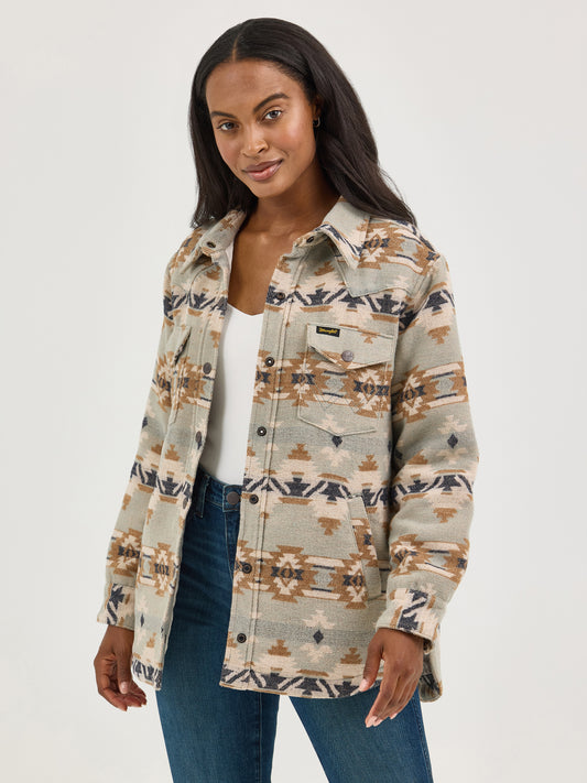 Ladies Lined Shacket