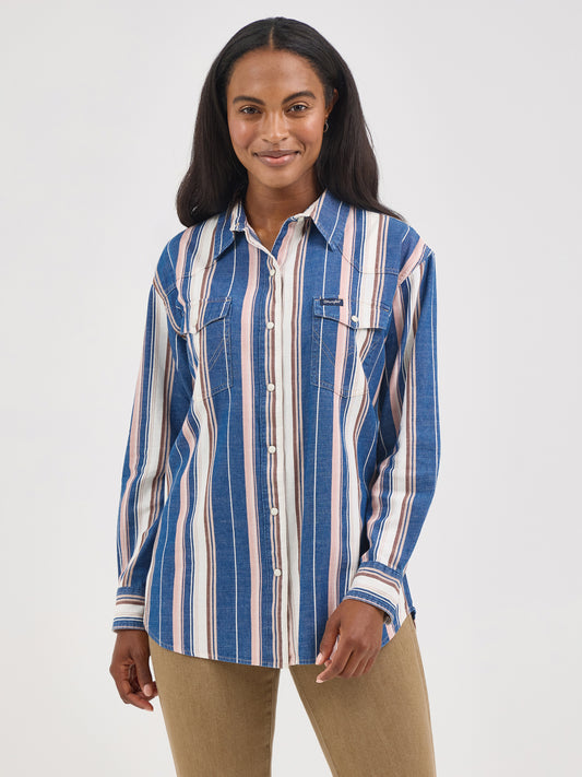 Ladies Western Snap Shirt
