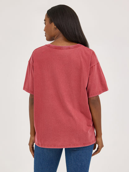 Ladies Oversided Graphic Tee