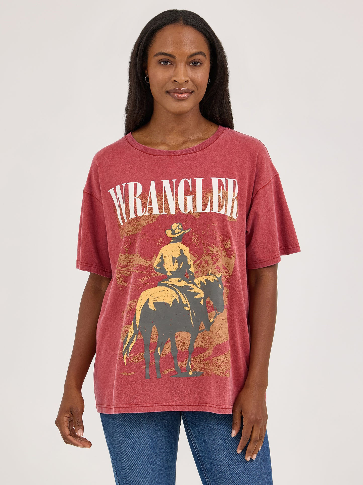 Ladies Oversided Graphic Tee