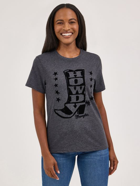 Ladies Graphic Knit Tee