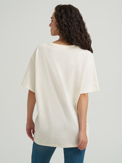 Ladies Oversized Graphic Tee