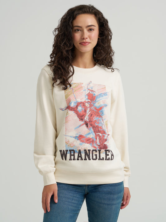 Ladies Graphic Crewneck