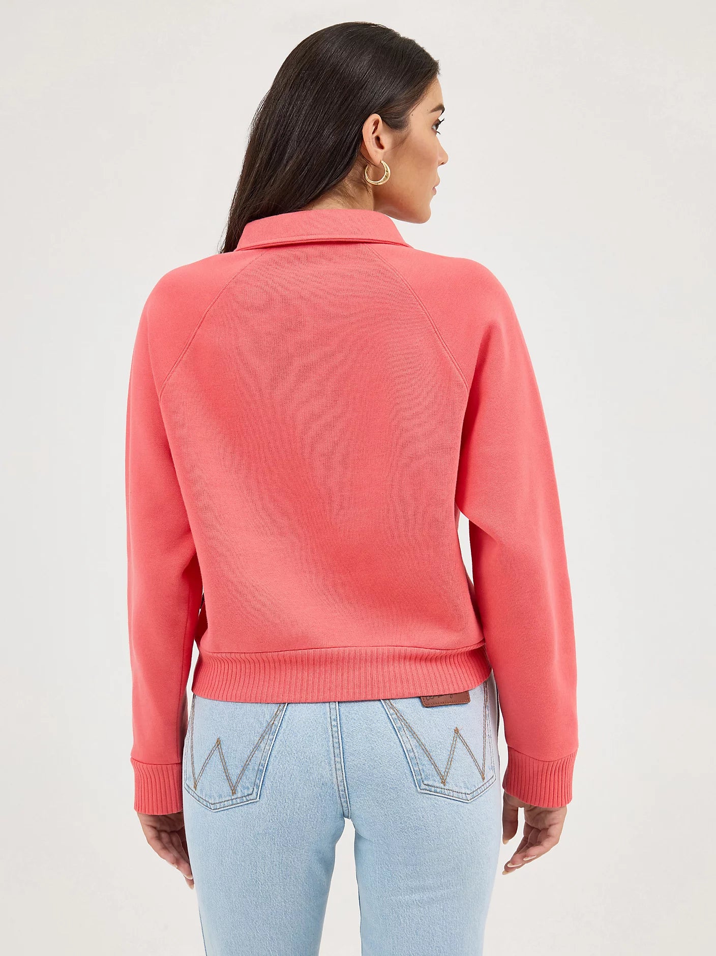Ladies Collared Sweatshirt