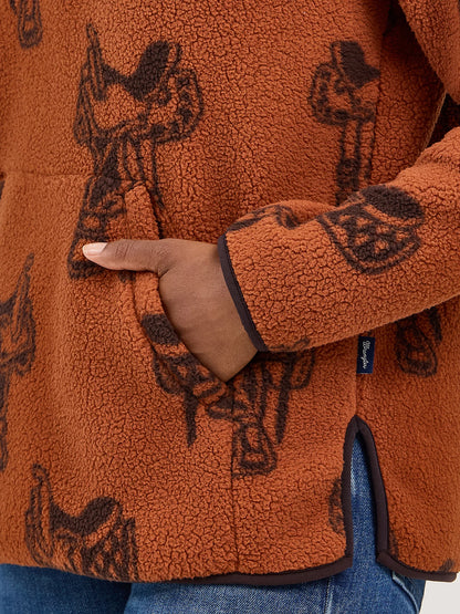 Ladies Sherpa Pullover