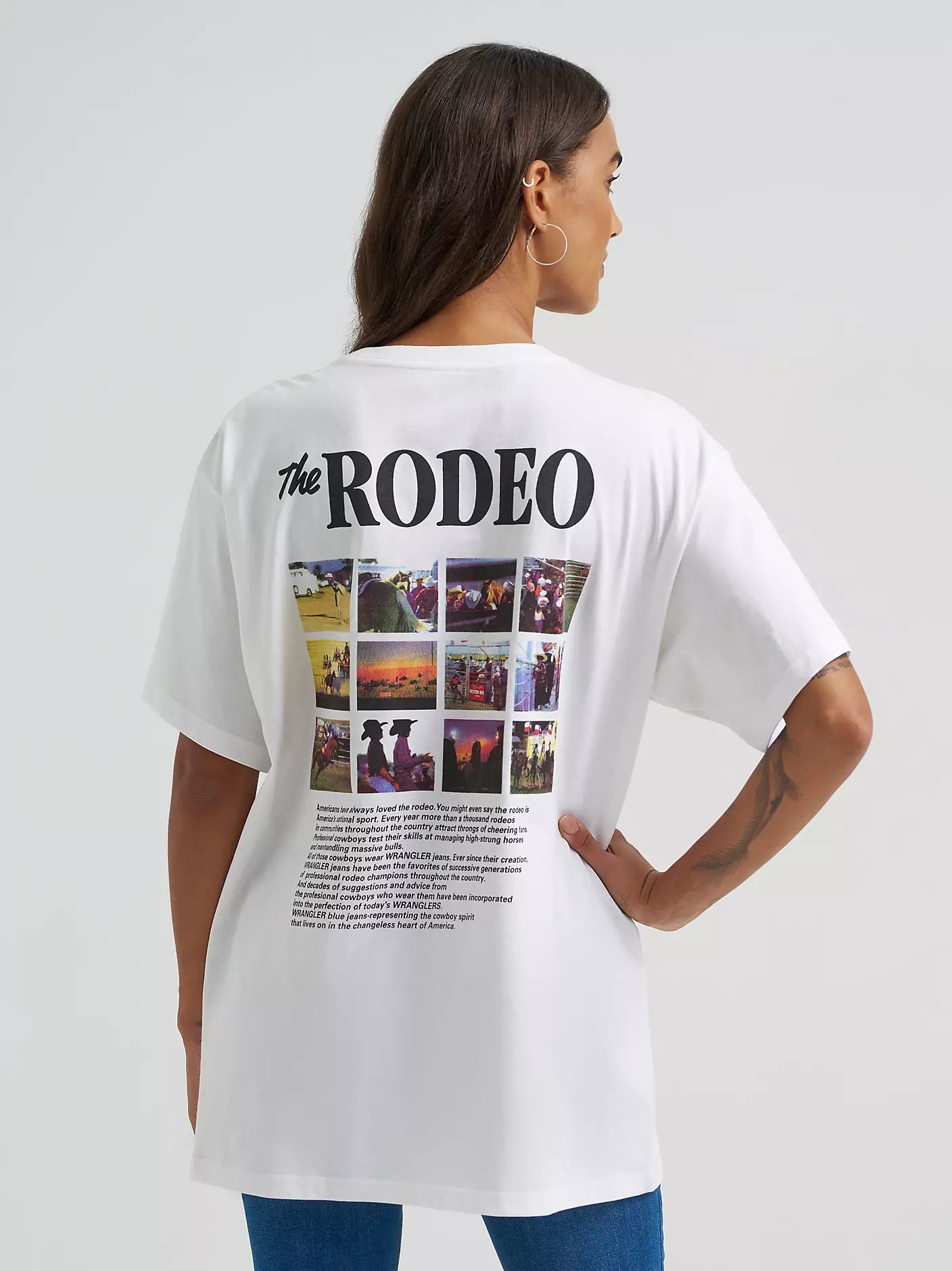 Rodeo Snaps Oversized Tee