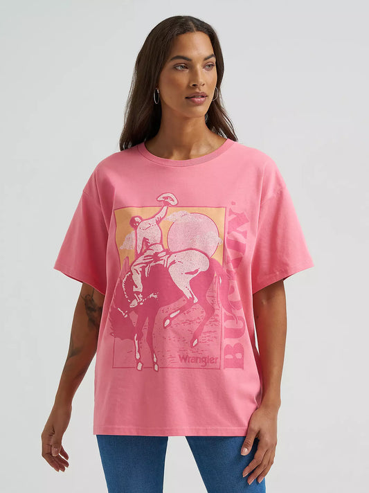 Ladies Oversized Graphic Tee