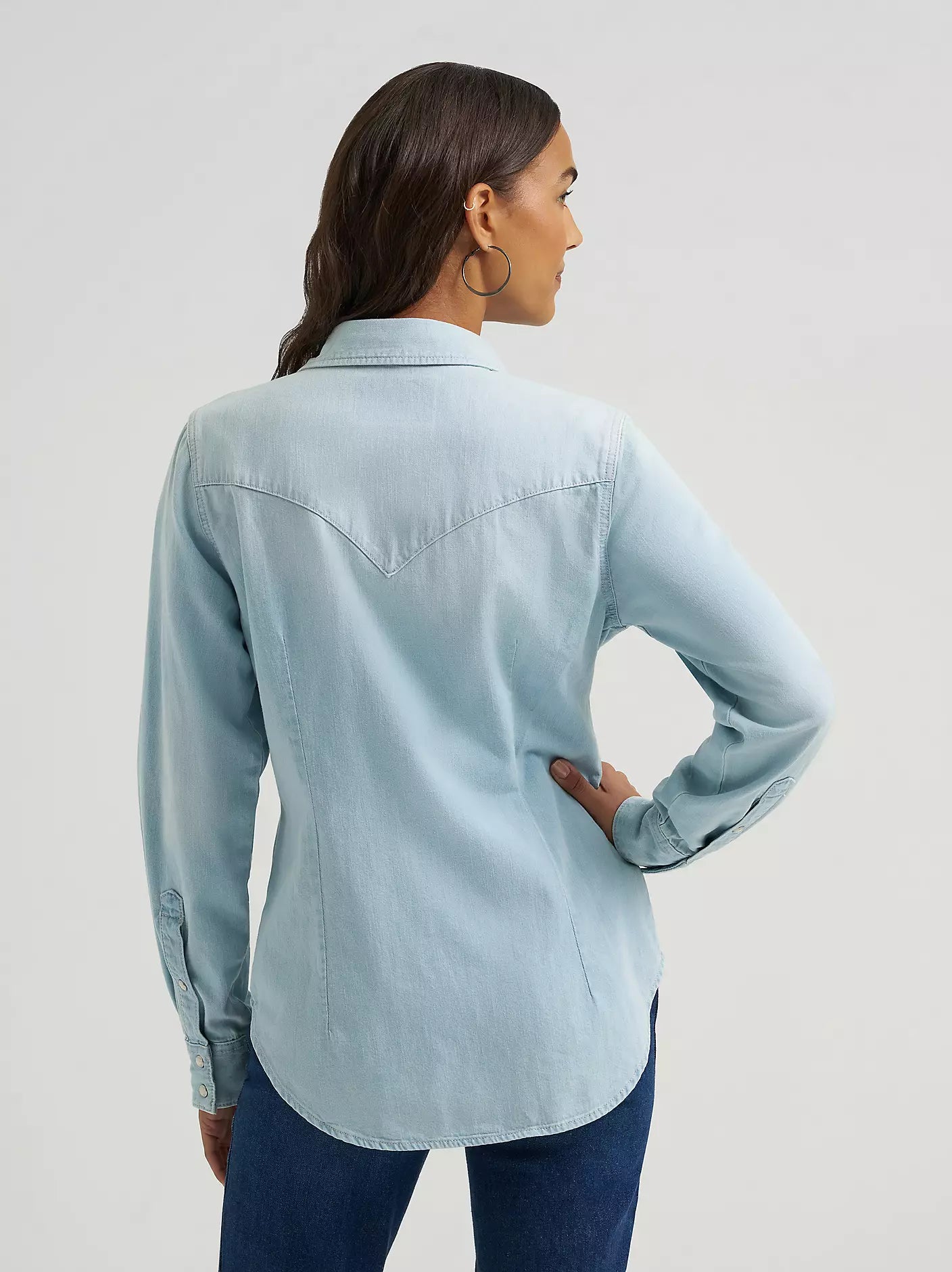 Ladies Denim Western Shirt