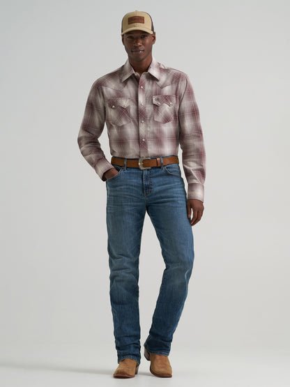 Mens Modern Fit Retro Western