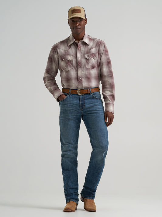 Mens Modern Fit Retro Western