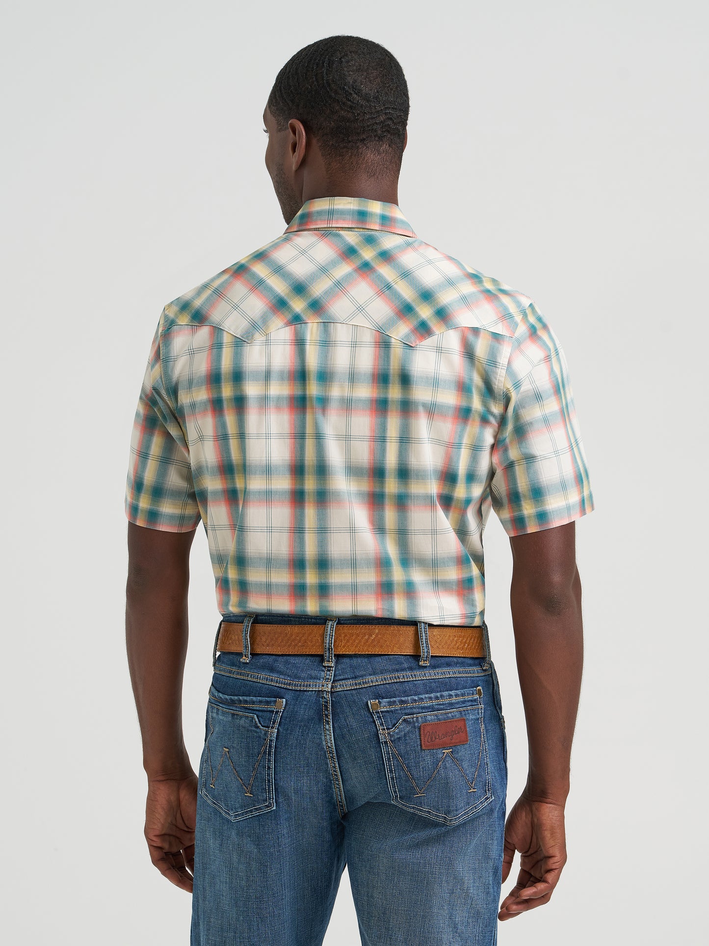 Mens Shortsleeve Retro Western