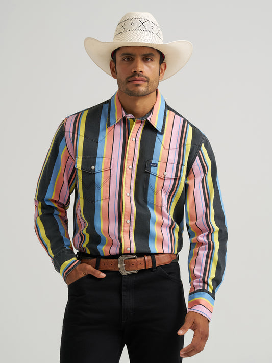 Mens Classic Fit Vintage Western - Brush Popper