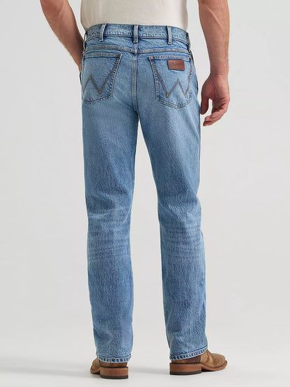 Mens Slim Straight Retro Jeans