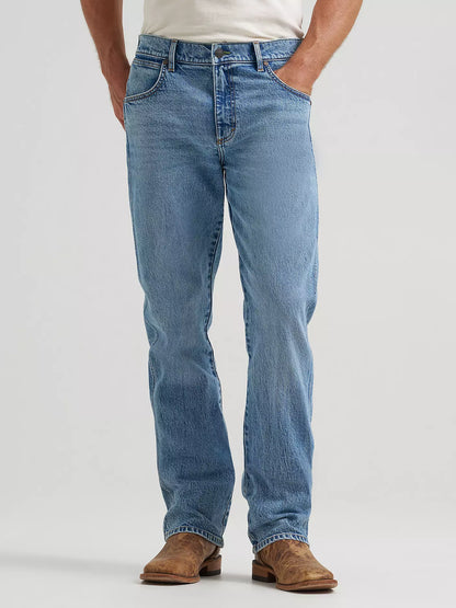 Mens Slim Straight Retro Jeans