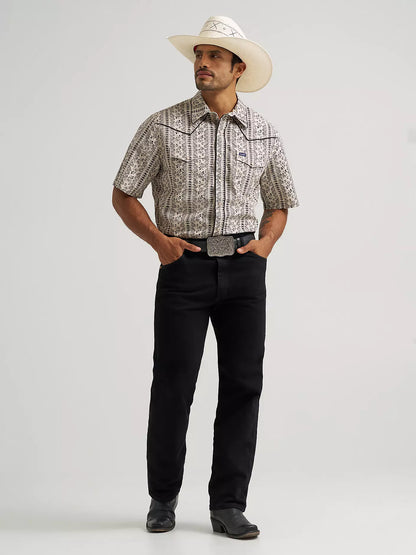 Mens Shortsleeve Vintage Western