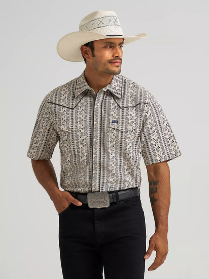 Mens Shortsleeve Vintage Western