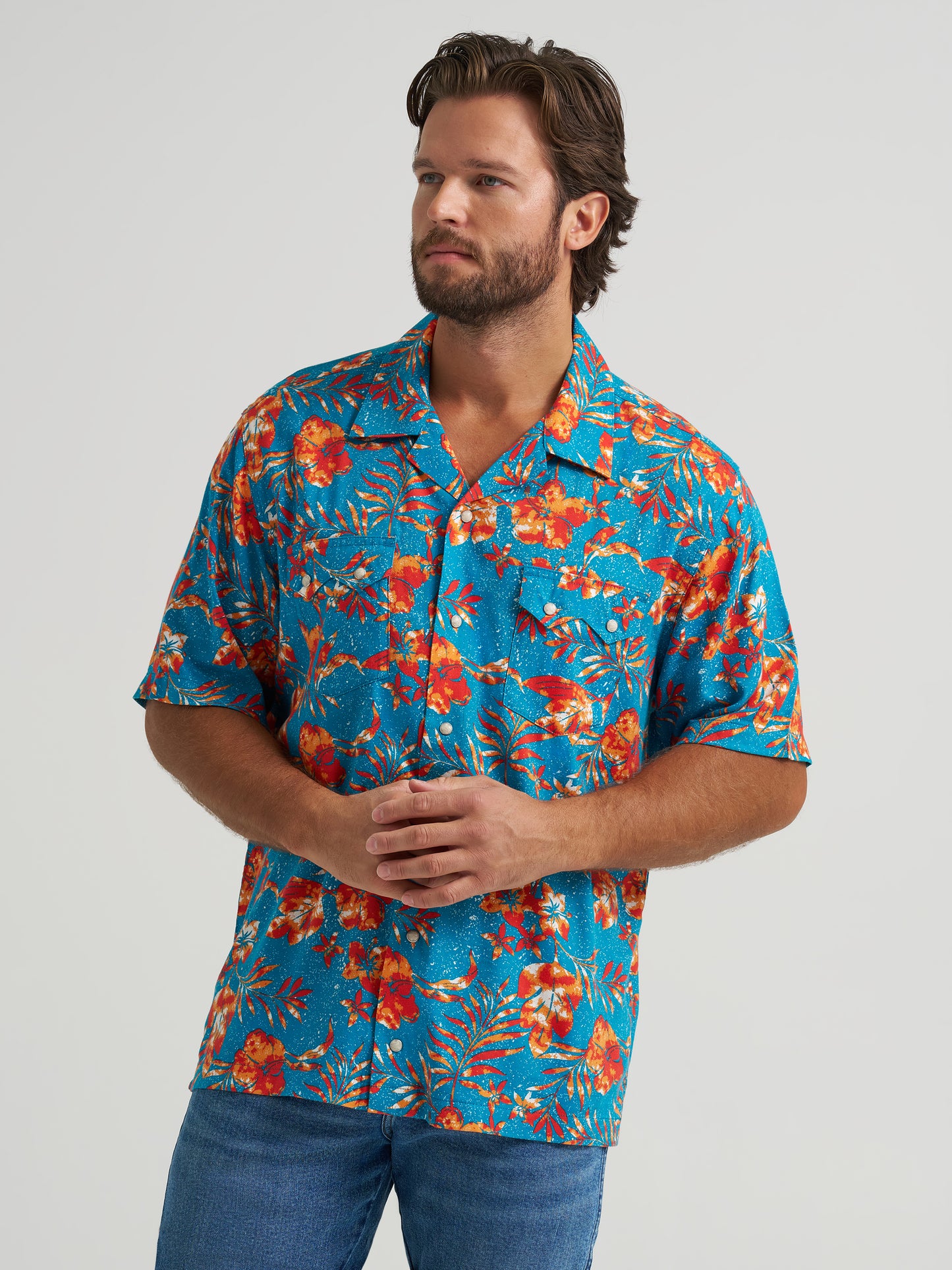 Coconut Cowboy Shortsleeve Button Up
