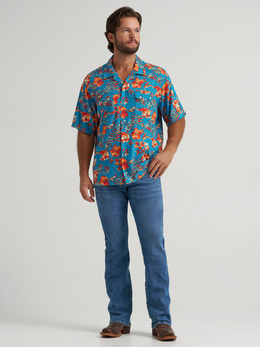 Coconut Cowboy Shortsleeve Button Up