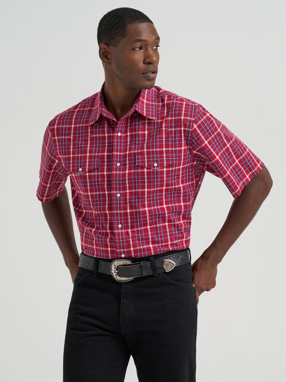 Wrinkle Free Shortsleeve Western