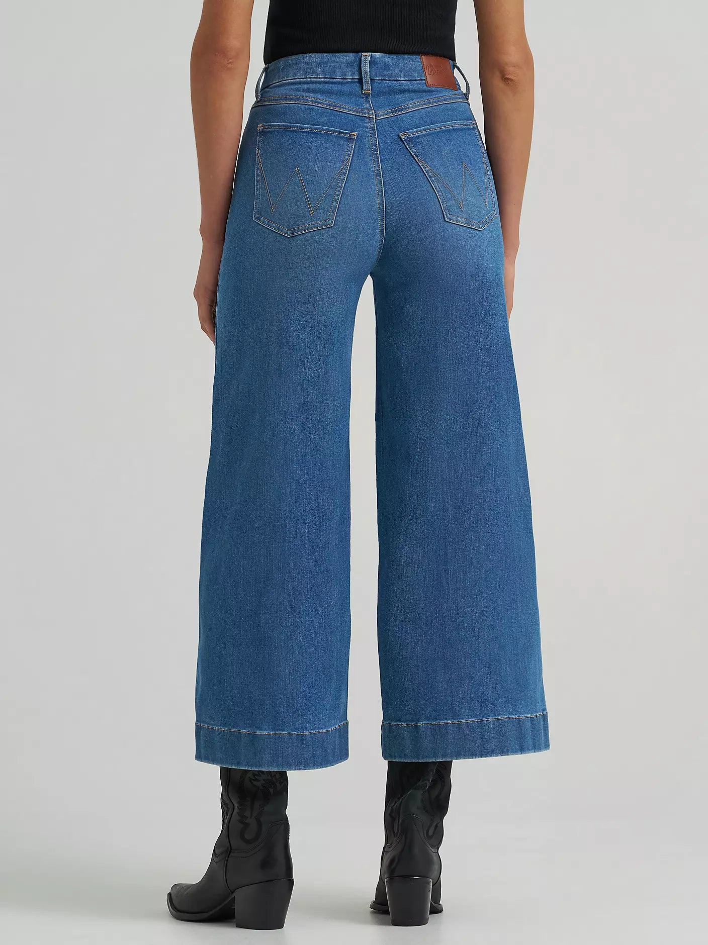 Bespoke Highrise Wide Crop Jeans