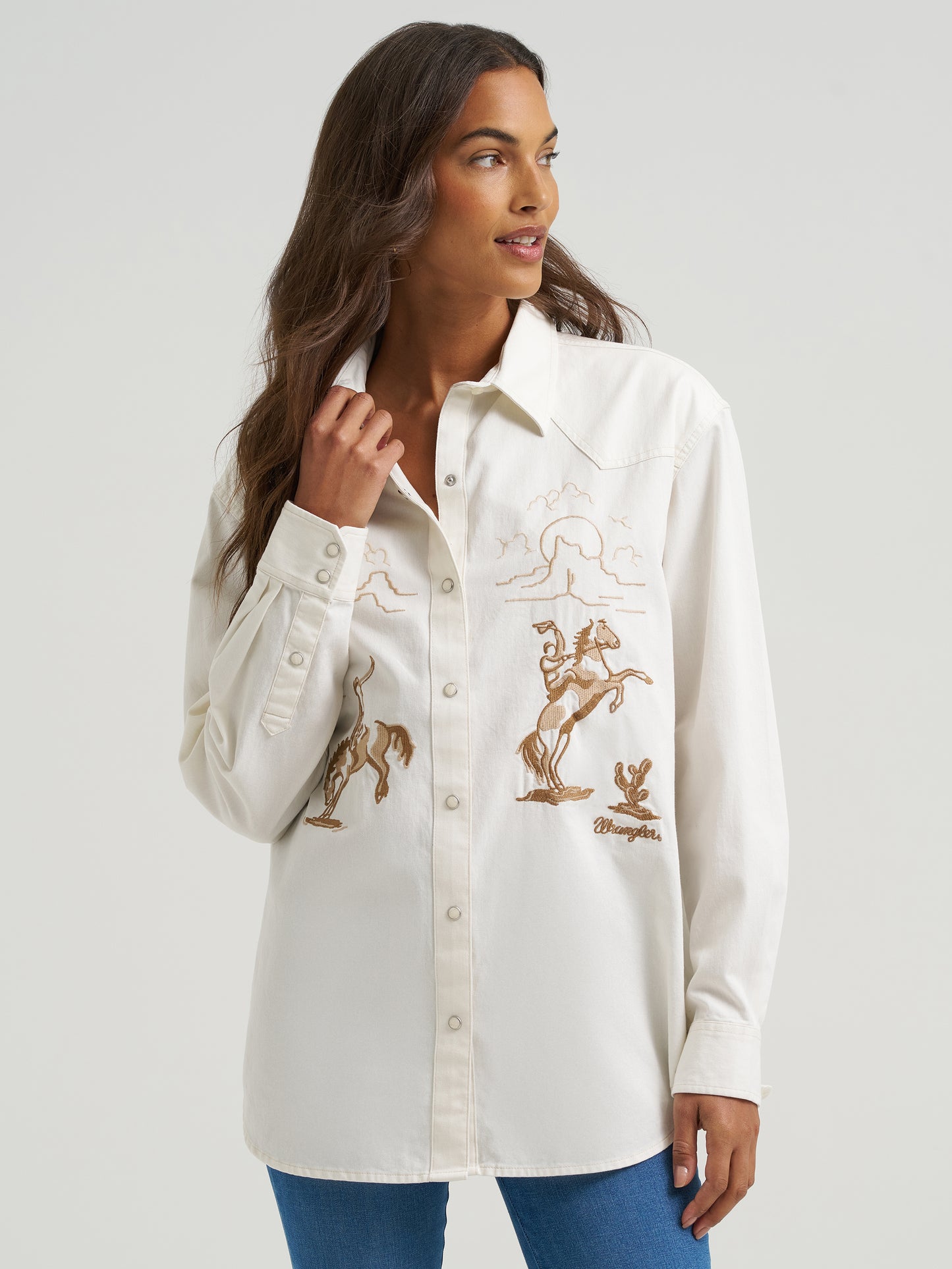 Ladies Embroidered Western