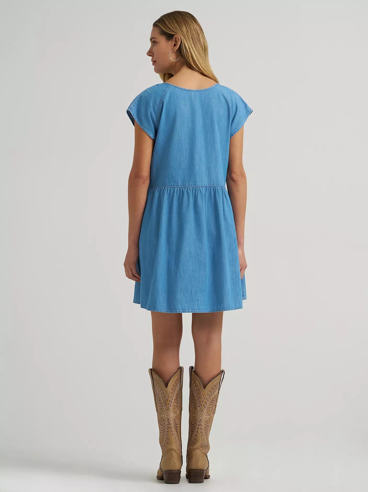 Ladies Denim Swing Dress