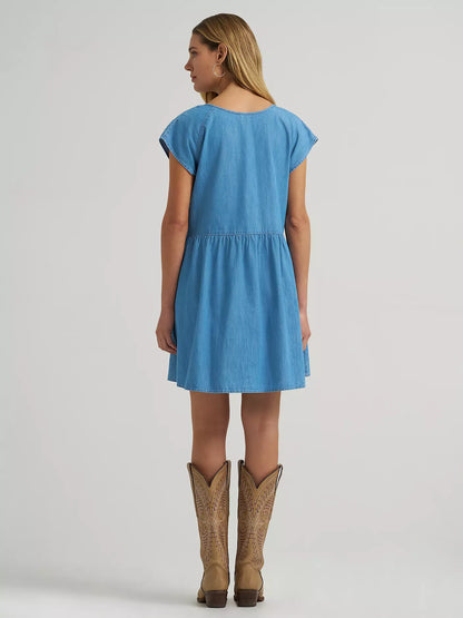 Ladies Denim Swing Dress