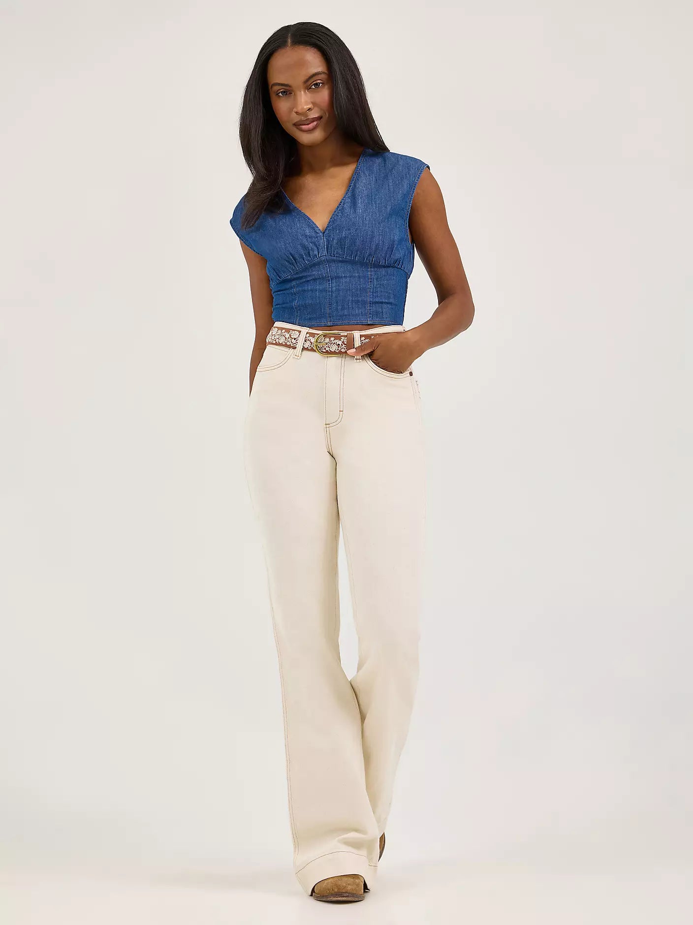 Ladies Denim Blouse