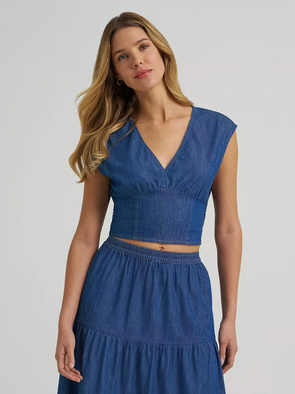 Ladies Denim Blouse