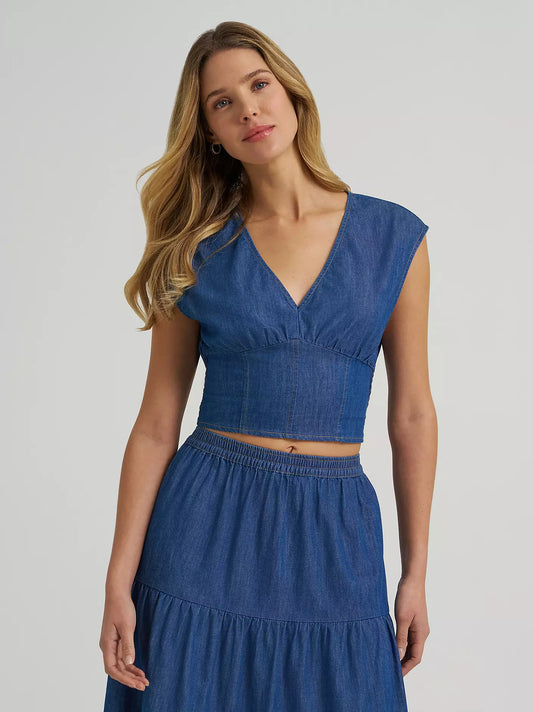 Ladies Denim Blouse