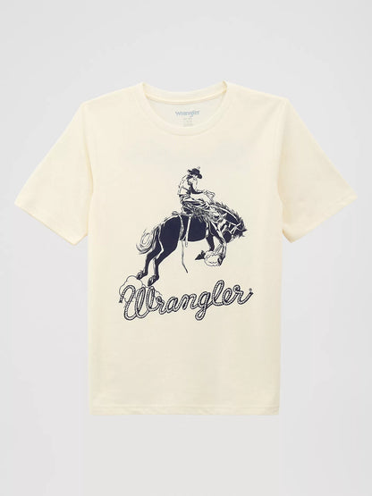 Boys Bucky Antique White T-Shirt