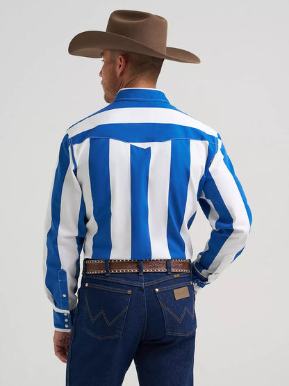 Vintage-Inspired Brushpopper Western Snap Workshirt