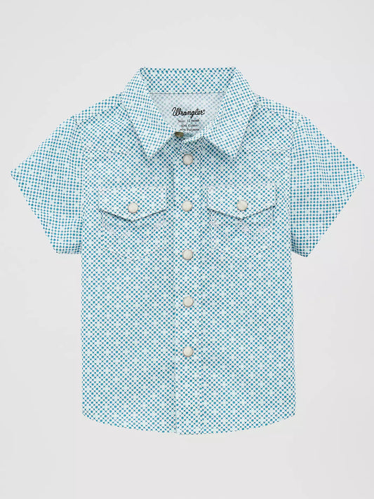 Little Boy Short Sleeve Western Snap Shirt