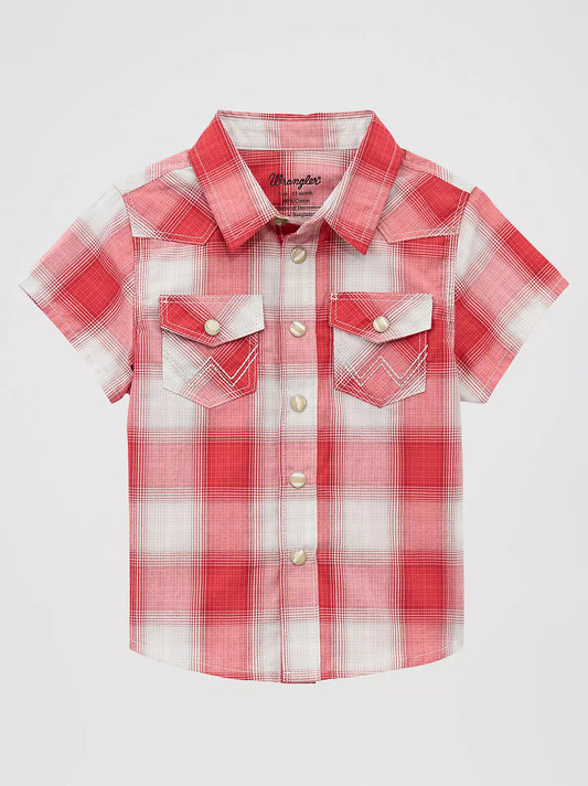 Little Boy Short Sleeve Western Snap Shirt