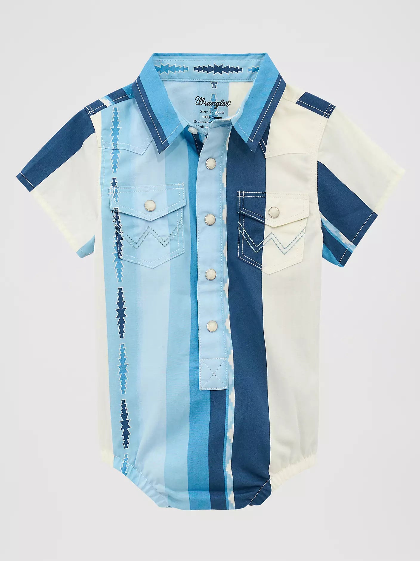 Baby Boy Short Sleeve Brushpopper Bodysuit