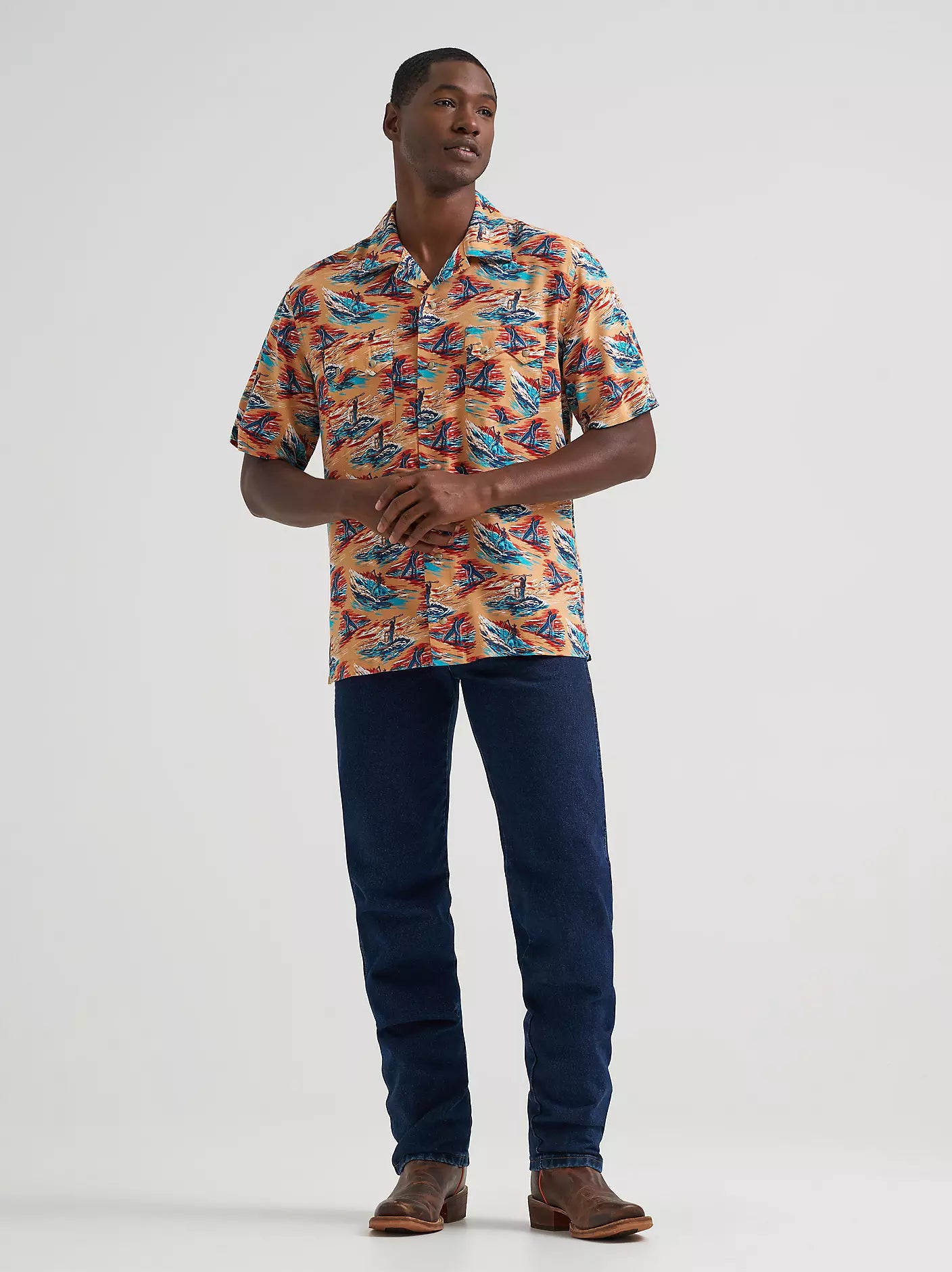 Wrangler® Coconut Cowboy Camp Shirt