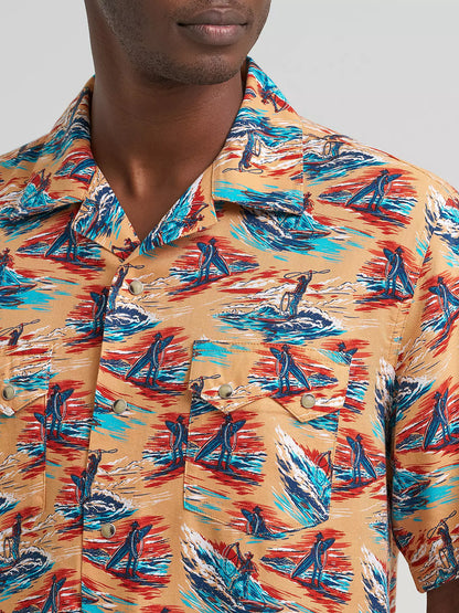 Wrangler® Coconut Cowboy Camp Shirt