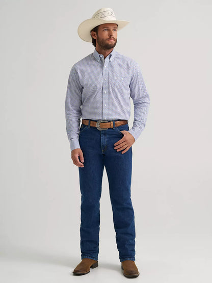 George Strait™ Long Sleeve Button Down One Pocket Shirt
