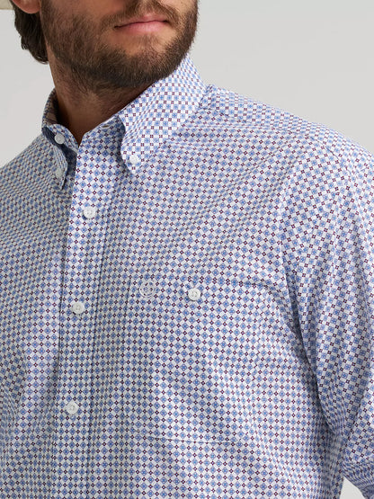 George Strait™ Long Sleeve Button Down One Pocket Shirt